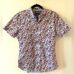 Bonobos Floral Collared Slim Fit Shirt - size M